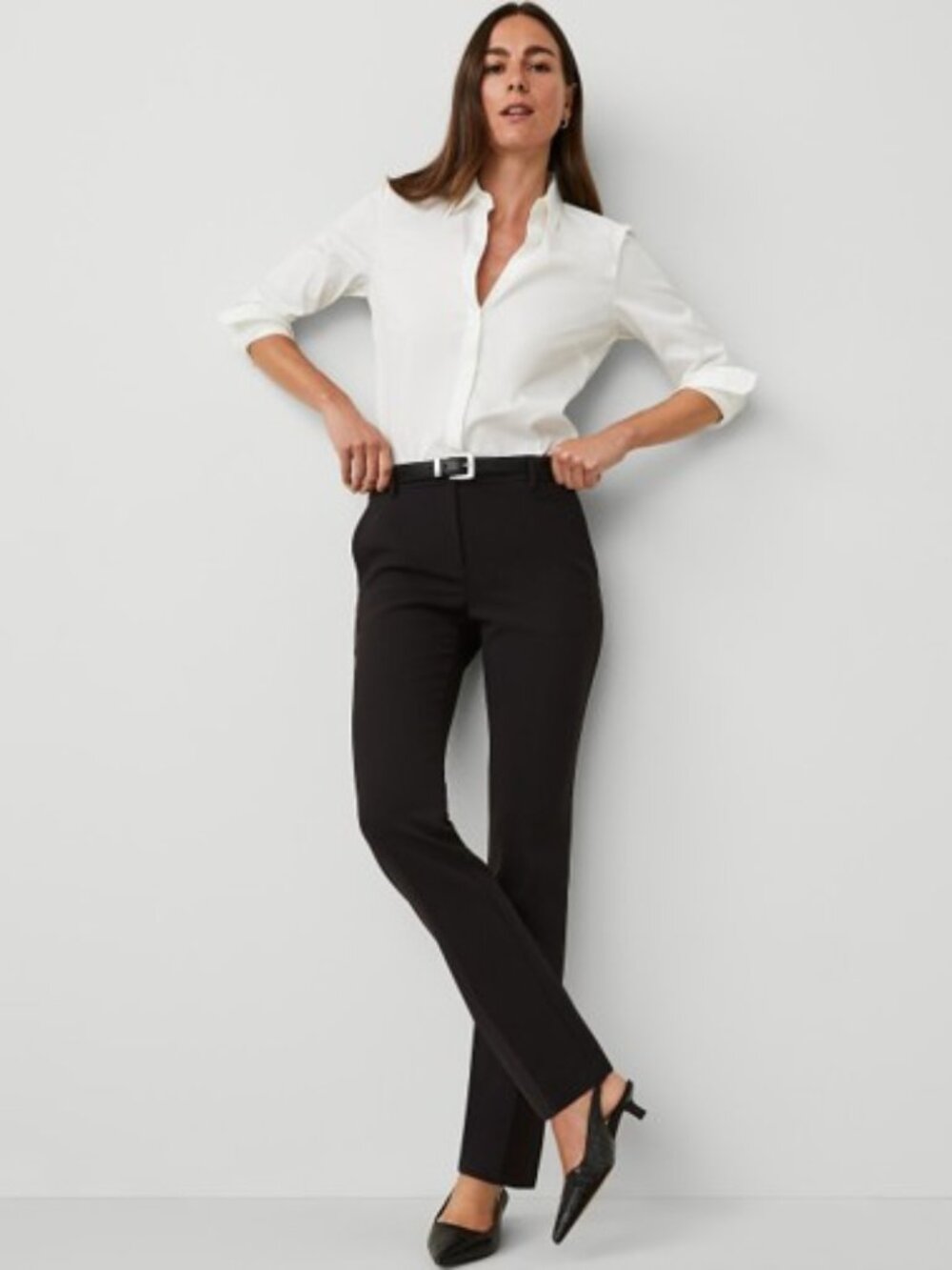 Ann Taylor The Sophia Pant Black Size 12 Like New!